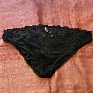 NWT Chantelle black lace panties XL